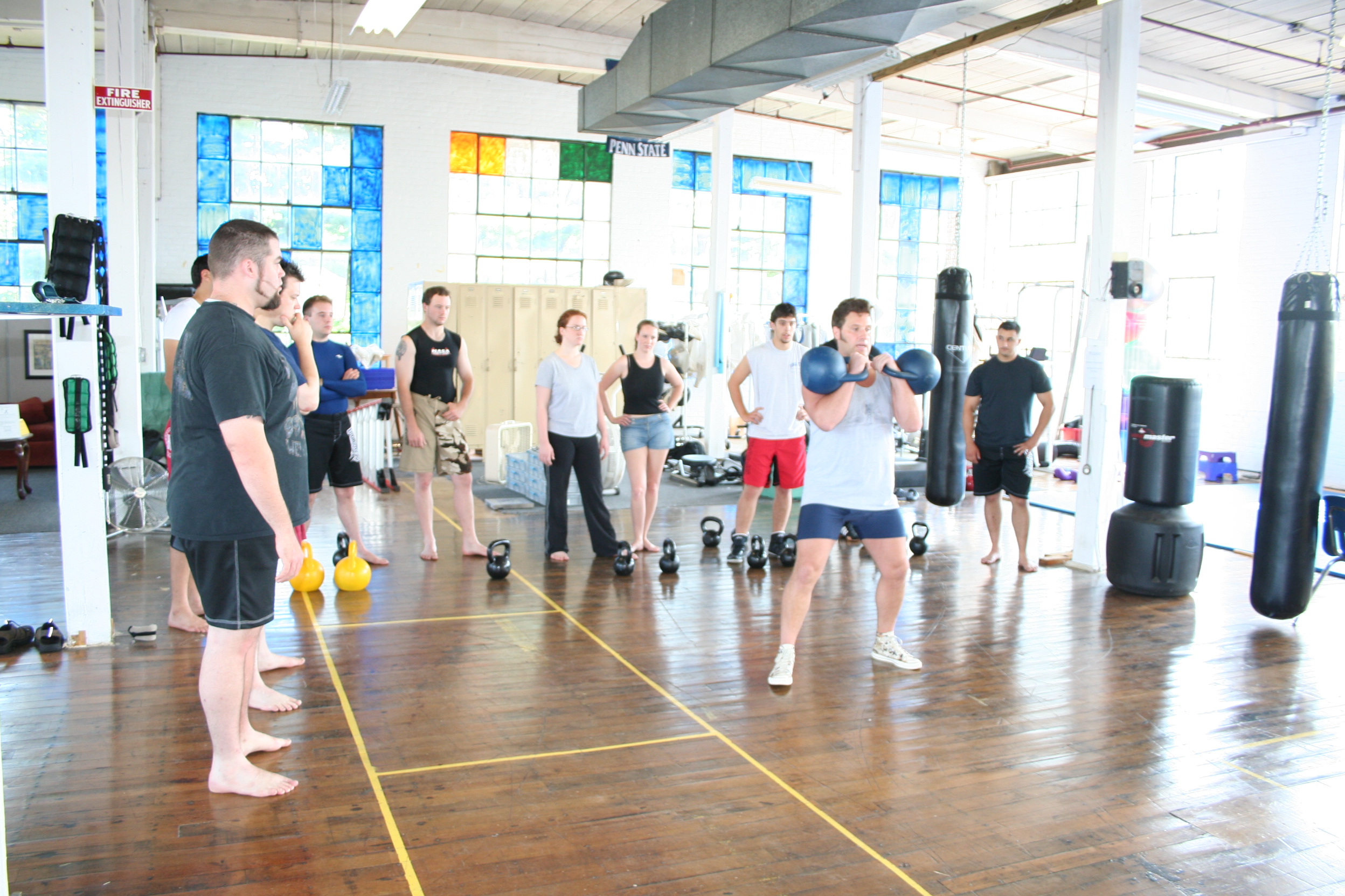 Kettlebell training at the 2007 ECE