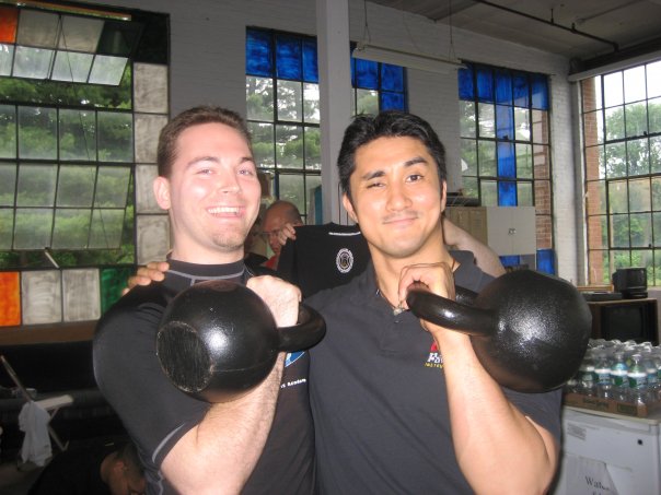 Chris and Rolando Yukking it Up