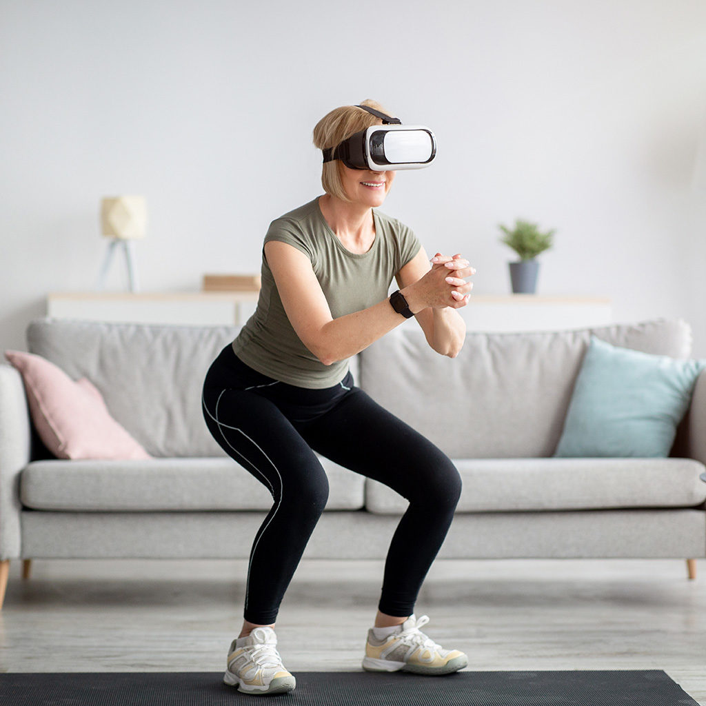 virtual reality fitness self-defense training
