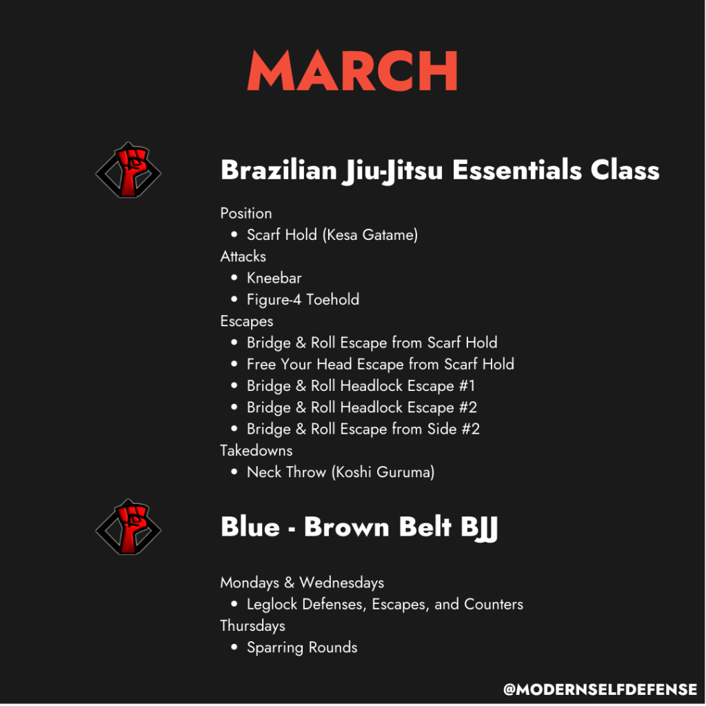 March 2023 Curriculum