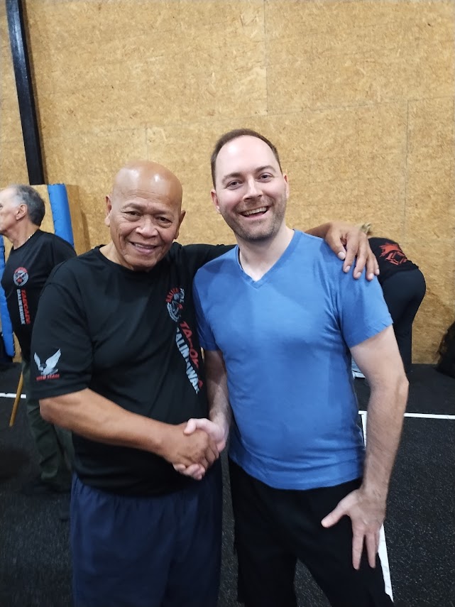 Training with Bobby Taboada - Balintawak Eskrima Cuentada System