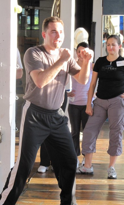 Chris Martell teaching a self-defense workshop at Modern Self-Defense Center, Connecticut